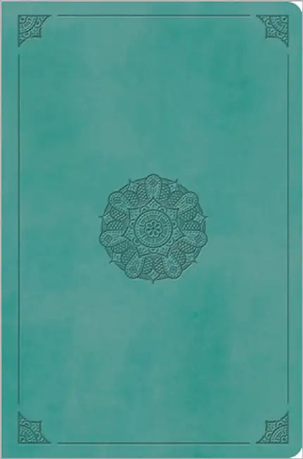 ESV Value Compact Bible, Red Letter (Trutone, Turquoise, Emblem Design) by Esv Bibles