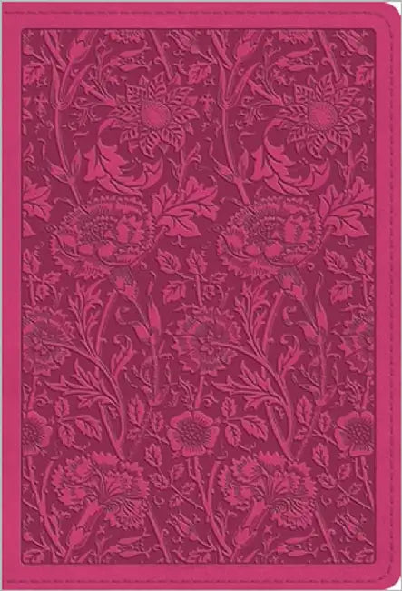 ESV Large Print Compact Bible, Red Letter (Trutone, Berry, Floral Design) by Esv Bibles