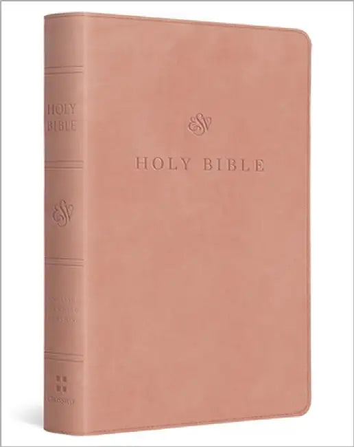 ESV Large Print Compact Bible, Red Letter (Trutone, Blush Rose) by Esv Bibles