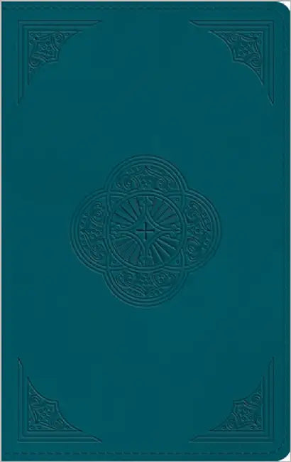 ESV Thinline Bible, Red Letter (Trutone, Deep Teal, Rotunda Design) by Esv Bibles