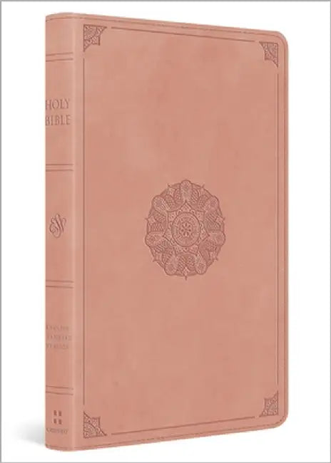 ESV Thinline Bible, Red Letter (Trutone, Blush Rose, Emblem Design) by Esv Bibles