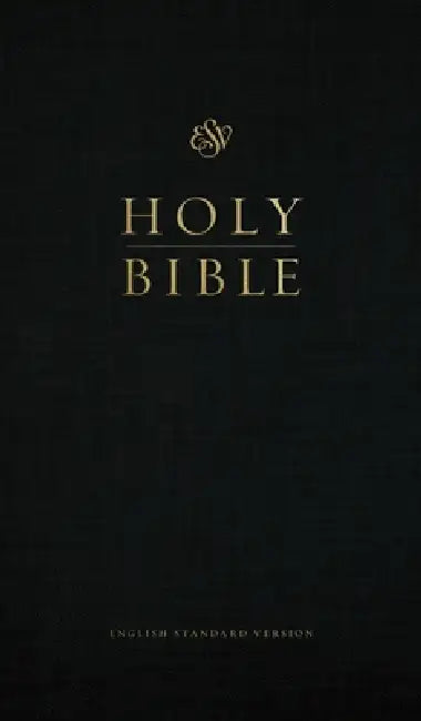 ESV Church Bible, Large Print, Red Letter (Hardcover, Black) by Esv Bibles