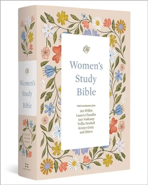 ESV Women's Study Bible (Hardcover, Blush Wildflower Design) by Tanamachi, Dana