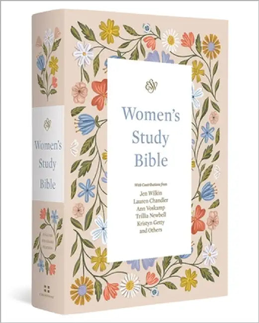 ESV Women's Study Bible (Hardcover, Blush Wildflower Design) by Tanamachi, Dana
