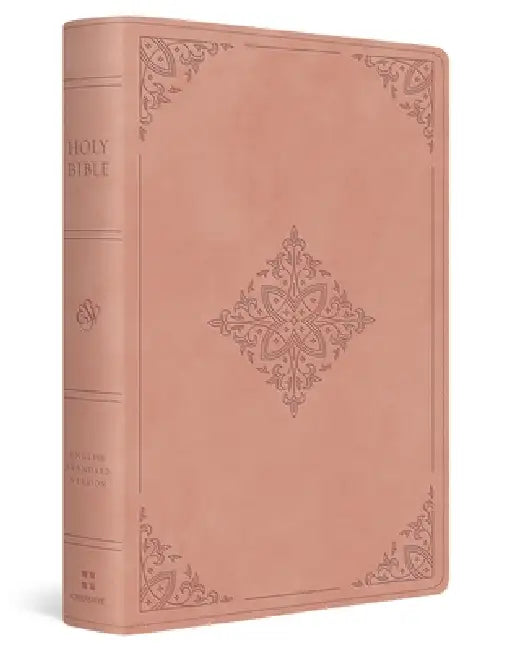 ESV Giant Print Bible, Red Letter (Trutone, Blush Rose, Fleur-De-Lis Design) by Esv Bibles