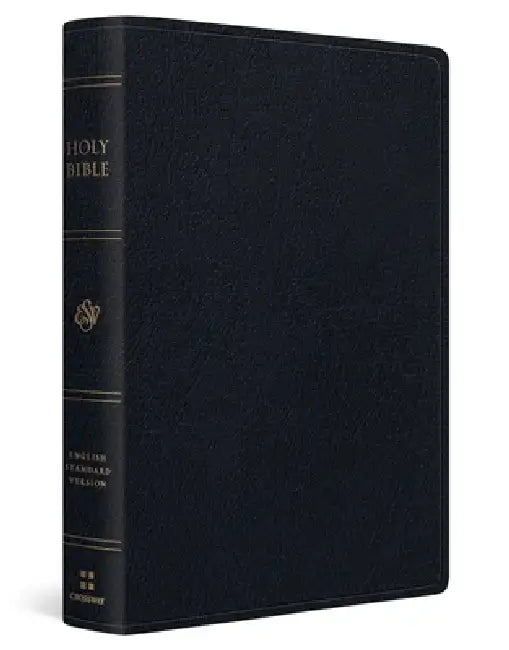 ESV Giant Print Bible, Red Letter (Genuine Leather, Black) by Esv Bibles