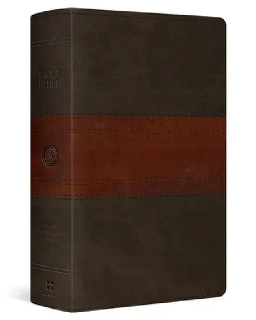ESV Giant Print Personal Size Bible, Red Letter (Trutone, Forest/Tan, Trail Design) by Esv Bibles