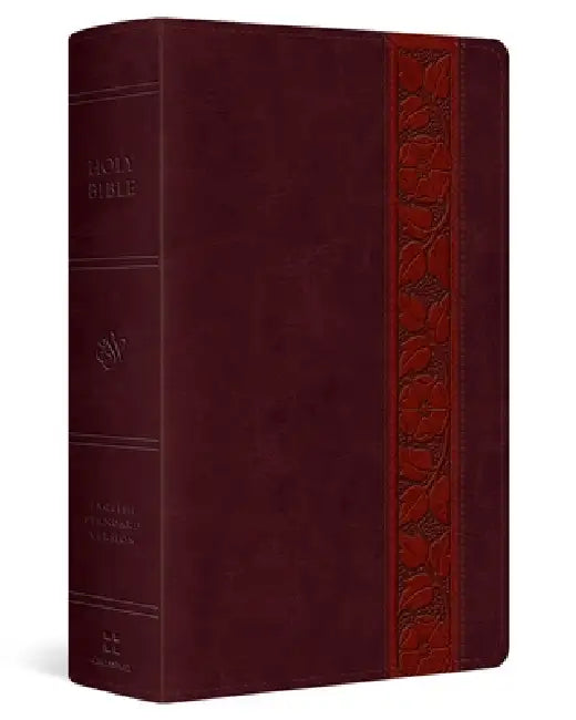 ESV Giant Print Personal Size Bible, Red Letter (Trutone, Mahogany, Trellis Design) by Esv Bibles