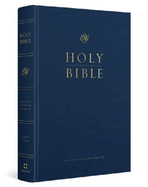 ESV Pew and Worship Bible, Large Print (Hardcover, Blue) by Esv Bibles