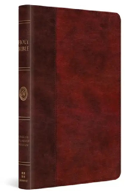 ESV Large Print Thinline Bible (Trutone, Burgundy/Red, Timeless Design) by Esv Bibles