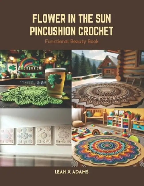 Flower in the Sun Pincushion Crochet: Functional Beauty Book by Leah X. Adams