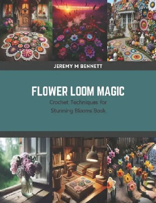 Flower Loom Magic: Crochet Techniques for Stunning Blooms Book by Jeremy M. Bennett