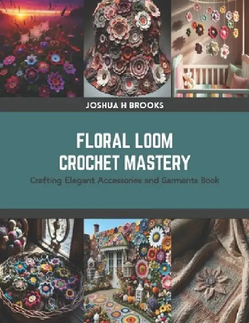 Floral Loom Crochet Mastery: Crafting Elegant Accessories and Garments Book by Joshua H. Brooks