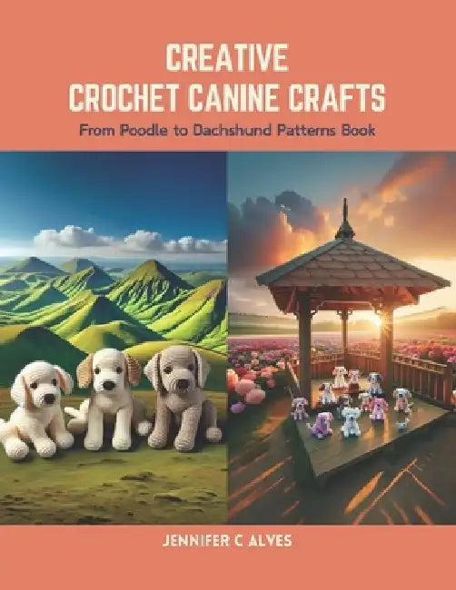 Creative Crochet Canine Crafts: From Poodle to Dachshund Patterns Book by Jennifer C. Alves