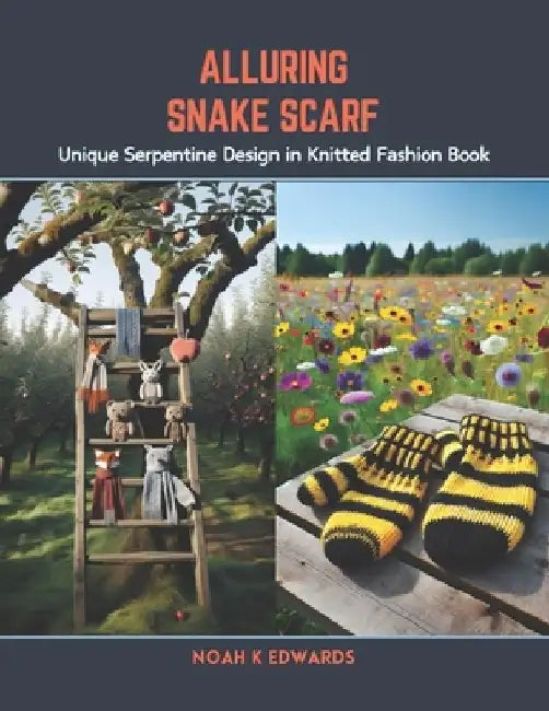 Alluring Snake Scarf: Unique Serpentine Design in Knitted Fashion Book by Noah K. Edwards