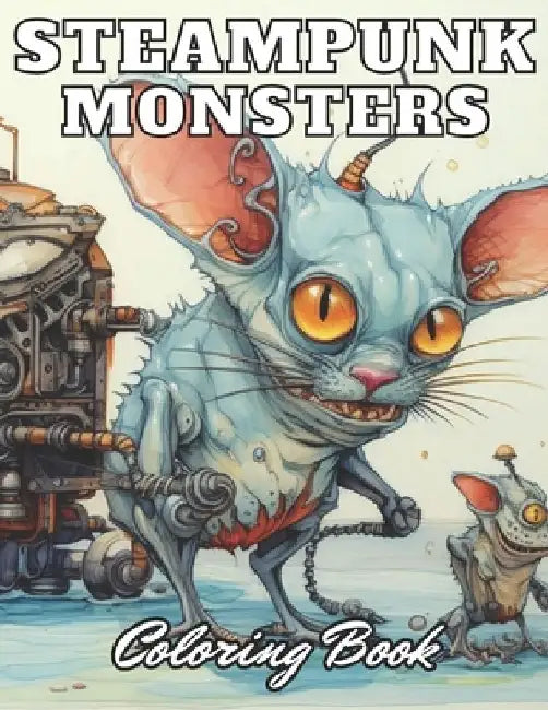 Steampunk Monsters Coloring Book: High Quality +100 Adorable Designs by Zechariah Prohaska