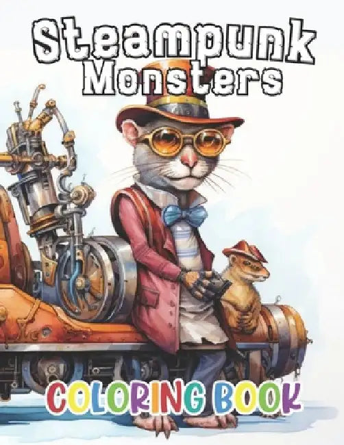 Steampunk Monsters Coloring Book: Beautiful and High-Quality Design To Relax and Enjoy by Nathan Carter
