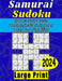 Samurai Sudoku Books For Adults: 500 Large Print Sudoku Puzzles With Answers. 4 Levels Easy To Medium To Hard To Very Difficult. by Mh Publishing