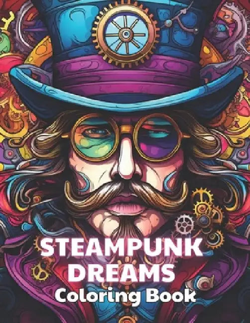 Steampunk Dreams Coloring Book: 100+ Amazing Coloring Pages for All Ages by Polly Von