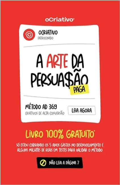 A Arte da Persuasão Paga: Os Segredos por trás dos Criativos de Alta Conversão by Pereira, Michel