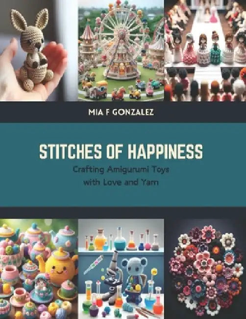 Stitches of Happiness: Crafting Amigurumi Toys with Love and Yarn by Mia F. Gonzalez