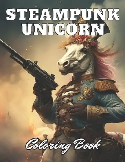 Steampunk Unicorn Coloring Book: High Quality +100 Adorable Designs by Zechariah Prohaska