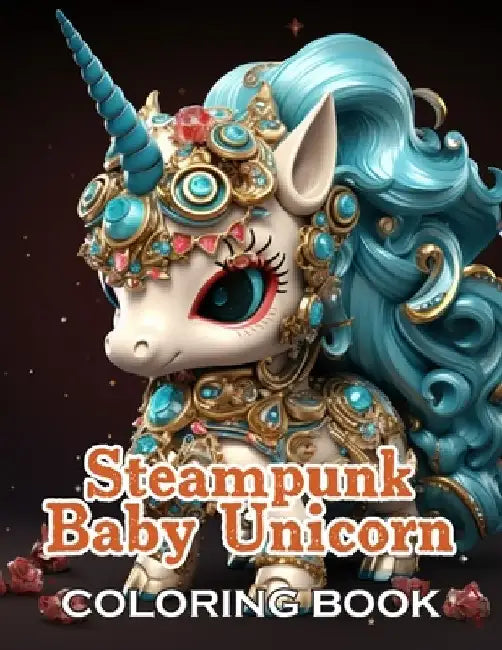 Steampunk Baby Unicorn Coloring Book for Adults: 100+ Fun, Easy, and Relaxing Coloring Pages by Matthew Gregory