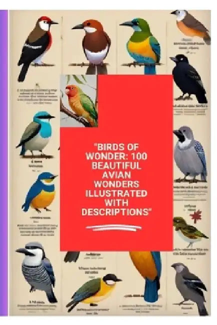 "Birds of Wonder: 100 Beautiful Avian Wonders Illustrated with Descriptions" by Aminur Rahman