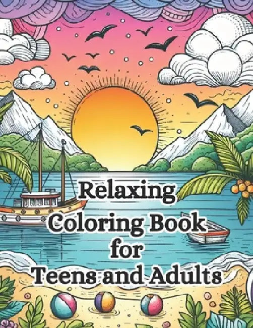 Relaxing Coloring Book for Teens and Adults: Calm your Mind with Coloring Book for Meditation and Stress Relief by Color Wizard