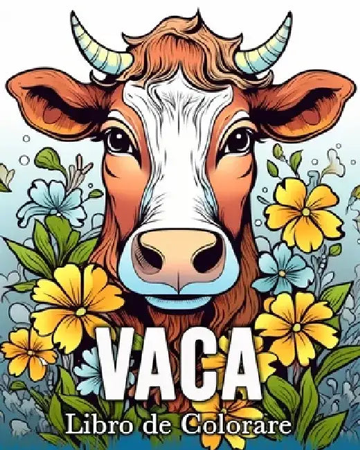 Vaca Libro de Colorear: 50 Imágenes Bonitas para Aliviar el Estrés y Relajarse by Mandykfm Bb