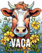 Vaca Libro de Colorear: 50 Imágenes Bonitas para Aliviar el Estrés y Relajarse by Mandykfm Bb