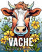 Vache Livre de Coloriage: 50 Images Mignonnes pour Lutter Contre le Stress et se Détendre by Mandykfm Bb