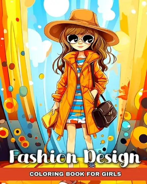 Fashion Design Coloring Book for Girls: Fun Fashion Ideas, and Beauty Styles to Color for Kids Ages 8-12 by Ariana Raisa