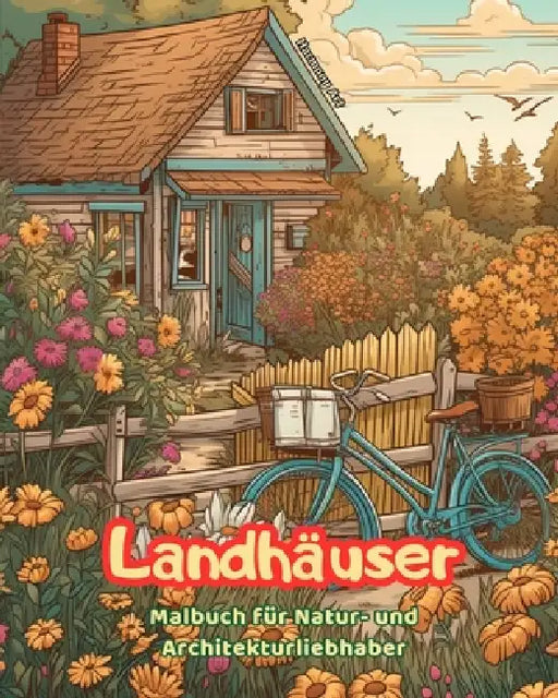 Landhäuser Malbuch für Natur- und Architekturliebhaber Erstaunliche Designs für totale Entspannung: Traumhäuser in atemberaubenden Landschaften zur Fö by Harmony Art