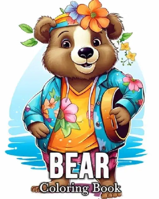 Bear Coloring book: 50 Cute Images for Stress Relief and Relaxation by Mandykfm Bb