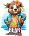 Bear Coloring book: 50 Cute Images for Stress Relief and Relaxation by Mandykfm Bb