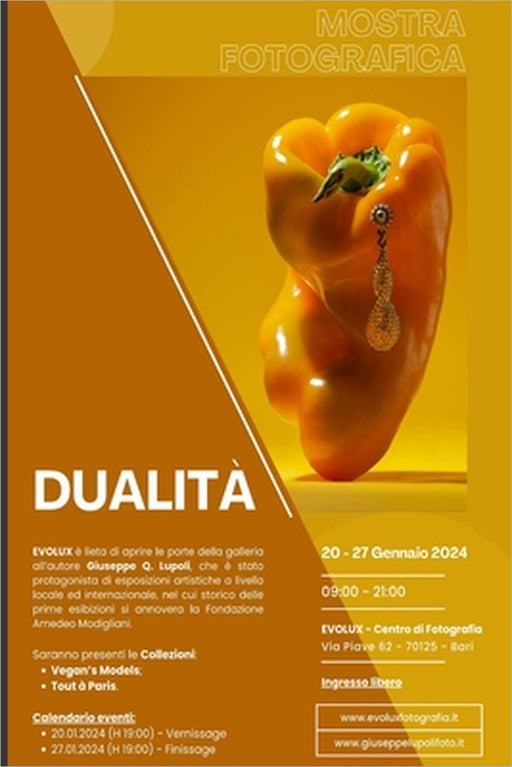 Mostra Fotografica "Dualità": a cura di "EVOLUX - Centro Polifunzionale di Fotografia di Domenico Fornarelli" by Giuseppe Q. Lupoli