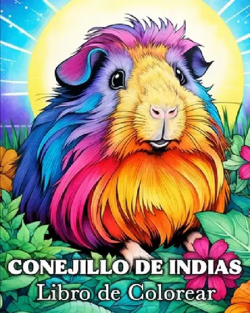 Conejillo de Indias Libro de Colorear: 50 Imágenes Bonitas para Aliviar el Estrés y Relajarse by Mandykfm Bb