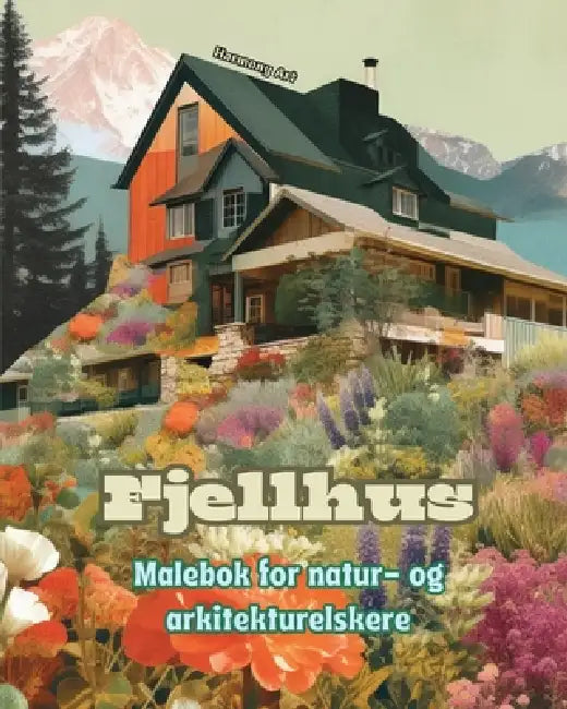 Fjellhus Malebok for natur- og arkitekturelskere Fantastisk design for total avslapning: Drømmehus i utrolige fjellandskap for å oppmuntre til kreativ by Harmony Art