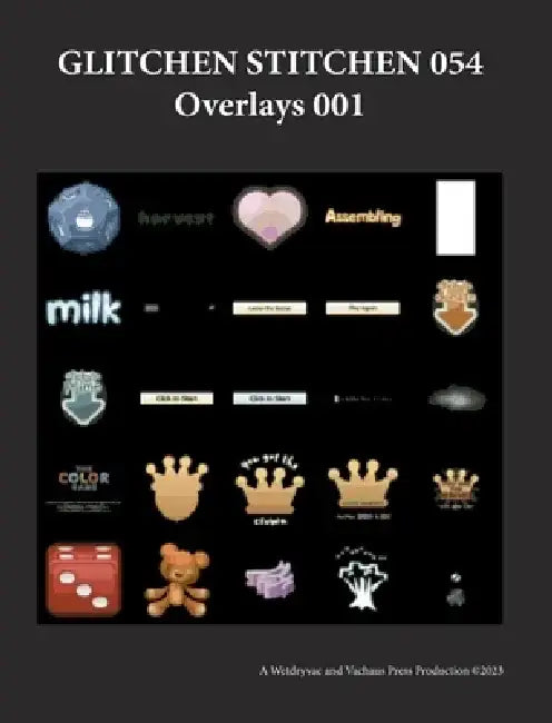 Glitchen Stitchen 055 Overlays 001 by Wetdryvac