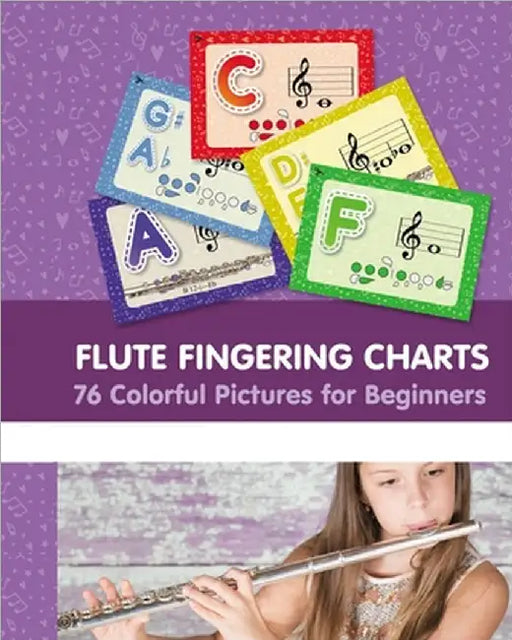 Flute Fingering Charts. 76 Colorful Pictures for Beginners by Helen Winter