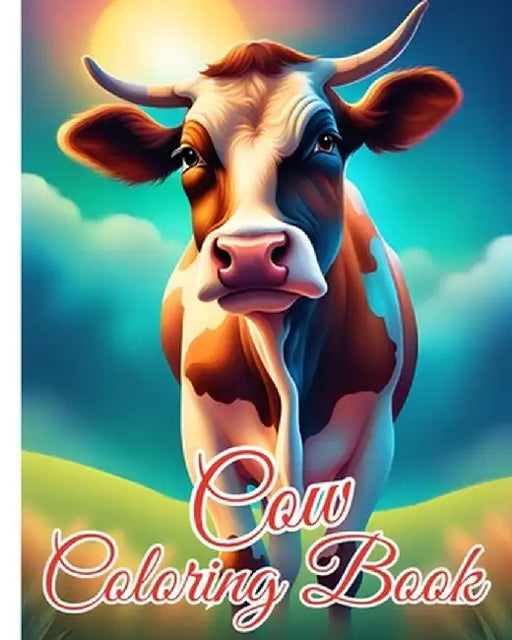 Cow Coloring Book: Beautiful Illustrations Of Cow, Cow Gift For Cow Lovers, Perfect for Relaxation by Thy Nguyen