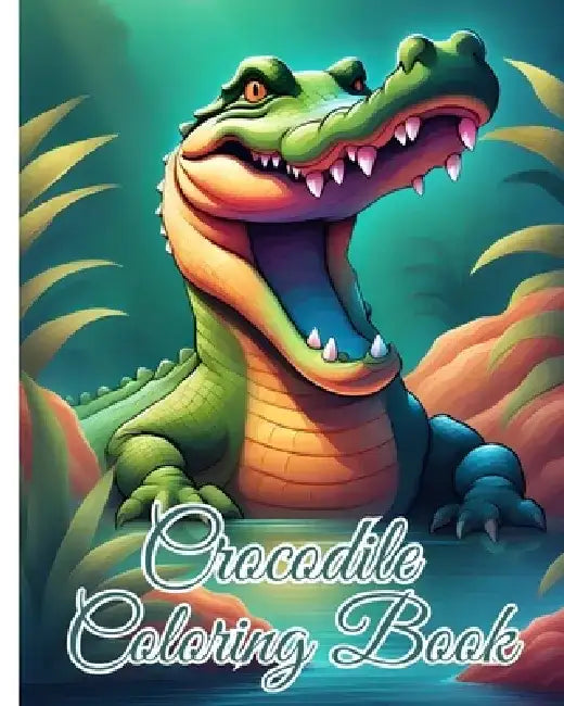 Crocodile Coloring Book: Kids Coloring Book Filled with Crocodile Designs for Toddlers and Children by Thy Nguyen