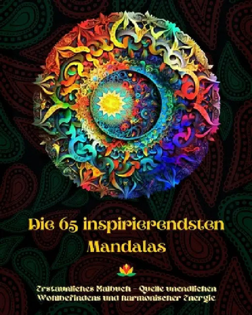Die 65 inspirierendsten Mandalas - Erstaunliches Malbuch - Quelle unendlichen Wohlbefindens und harmonischer Energie: Künstlerisches Selbsthilfe-Werkz by Peaceful Ocean Art Editions