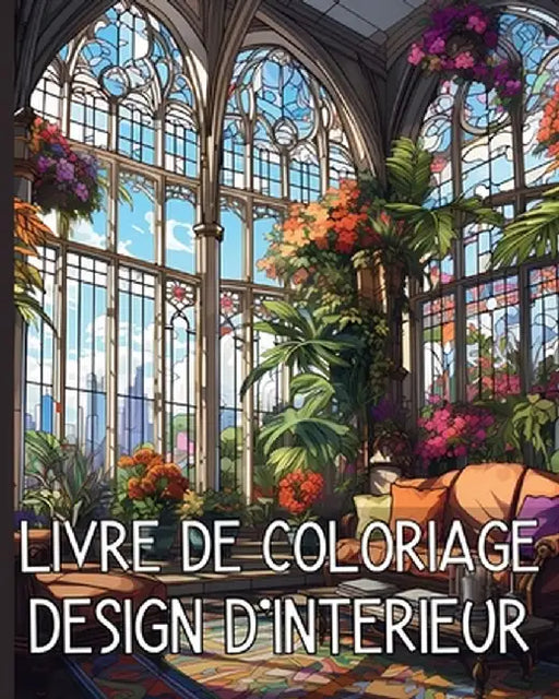 Livre de Coloriage Design D'Interieur: Belles et Confortables Scènes de Chambres Conçues pour la Détente by Rita Z. Adams