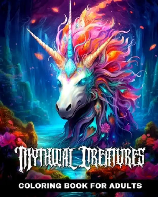Mythical Creatures Coloring Book for Adults: Fantasy Coloring Pages with Mystical Creatures by Regina Peay