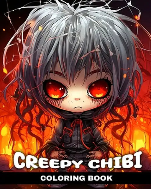 Creepy Chibi Coloring Book: Horror Kawaii Coloring Pages with Creepy Chibi Designs to Color by Regina Peay