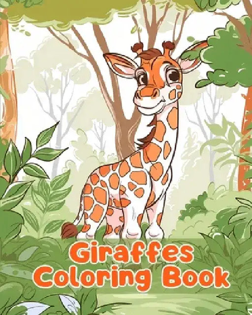 Giraffes Coloring Book: Simple Giraffes Coloring Pages For Kids Ages 1-3 by Sancha Sauseda