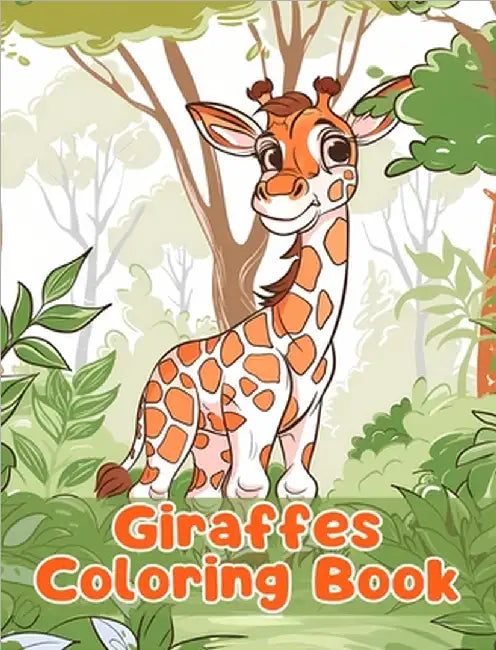 Giraffes Coloring Book: Simple Giraffes Coloring Pages For Kids Ages 1-3 by Sancha Sauseda