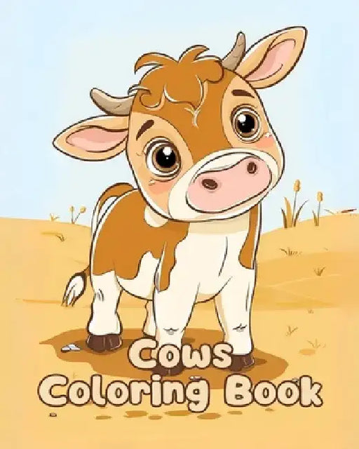 Cows Coloring Book: Simple Cows Coloring Pages For Kids Ages 1-3 by Sancha Sauseda